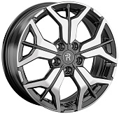 Литой диск Replay CHG8 7x17 5x110 ET 45 Dia 67.1 (чёрный глянцевый с полированной лицевой частью)