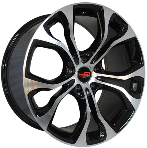 LegeArtis Concept B515 10x20 5x120 ET 40 Dia 74.1 (чёрный глянцевый с полированной лицевой частью)