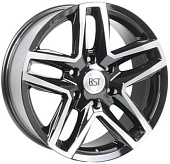 Литой диск RST R 238 8x18 6x139.7 ET 35 Dia 100.1 (чёрный с полированной лицевой частью)